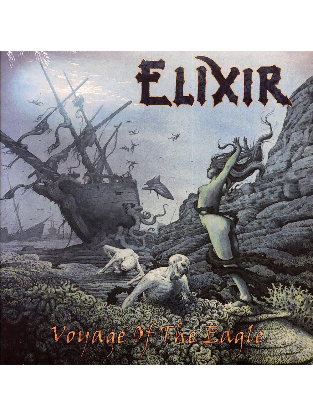 ELIXIR - VOYAGE OF THE EAGLE BLUE VINYL RECORD nwobhm speed metal heavy metal
